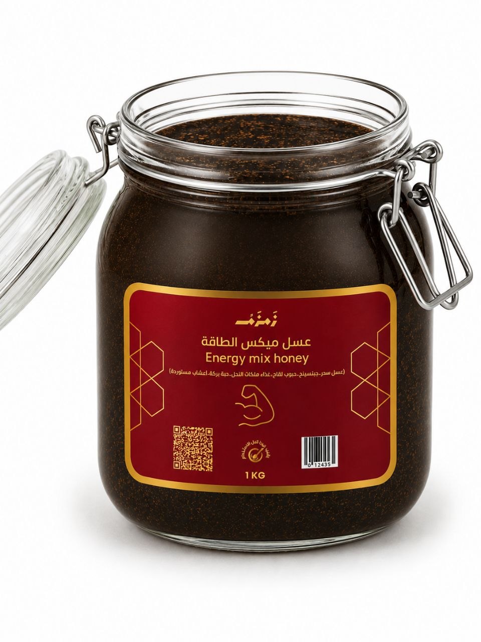 عسل ميكس الطاقة ‏(بالجينسينج)‏