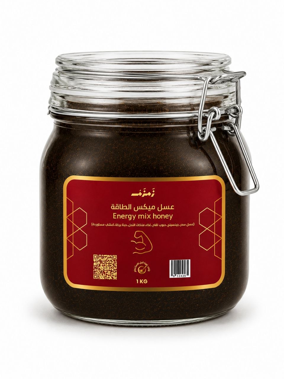 عسل ميكس الطاقة ‏(بالجينسينج)‏